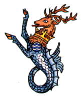 A Sea-Stag: the badge of the former county of Avon